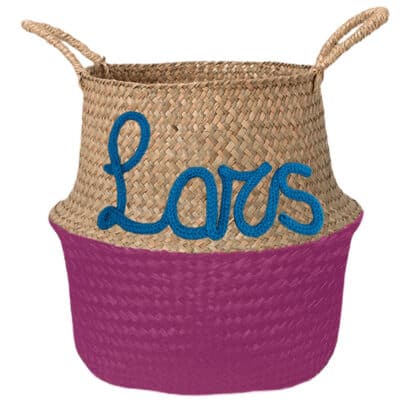 Modern gepersonaliseerde mand met naam fusia