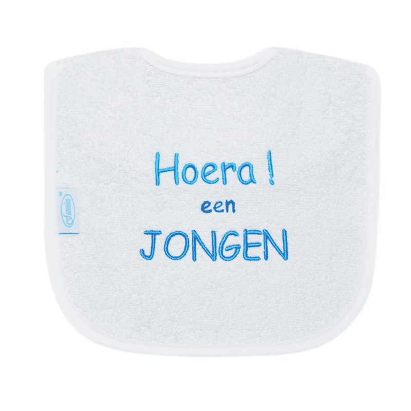 Slabbetje Hoera een Jongen