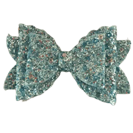 Glitter haarspeldje handgemaakt 7 cm