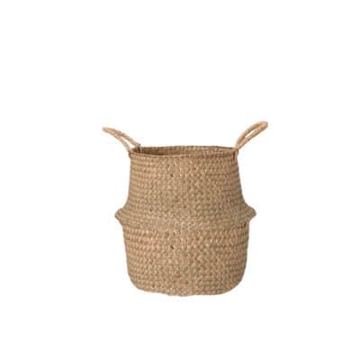 Belly mand van zeegras