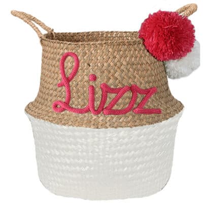 Modern gepersonaliseerde mand met naam wit