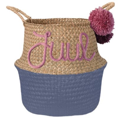 Half gekleurde naammand provence blauw