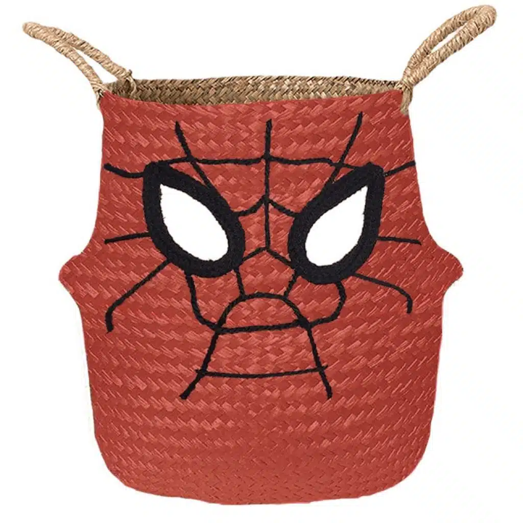 Cesta Spiderman de hierba marina