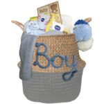 Kraam cadeau mand cute jongen met naam - Imagen 8