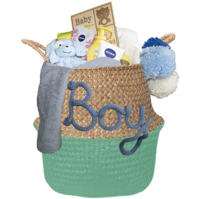 kraammand cadeau newborn cute zeegroen