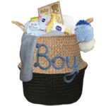 Kraam cadeau mand cute jongen met naam - Imagen 15