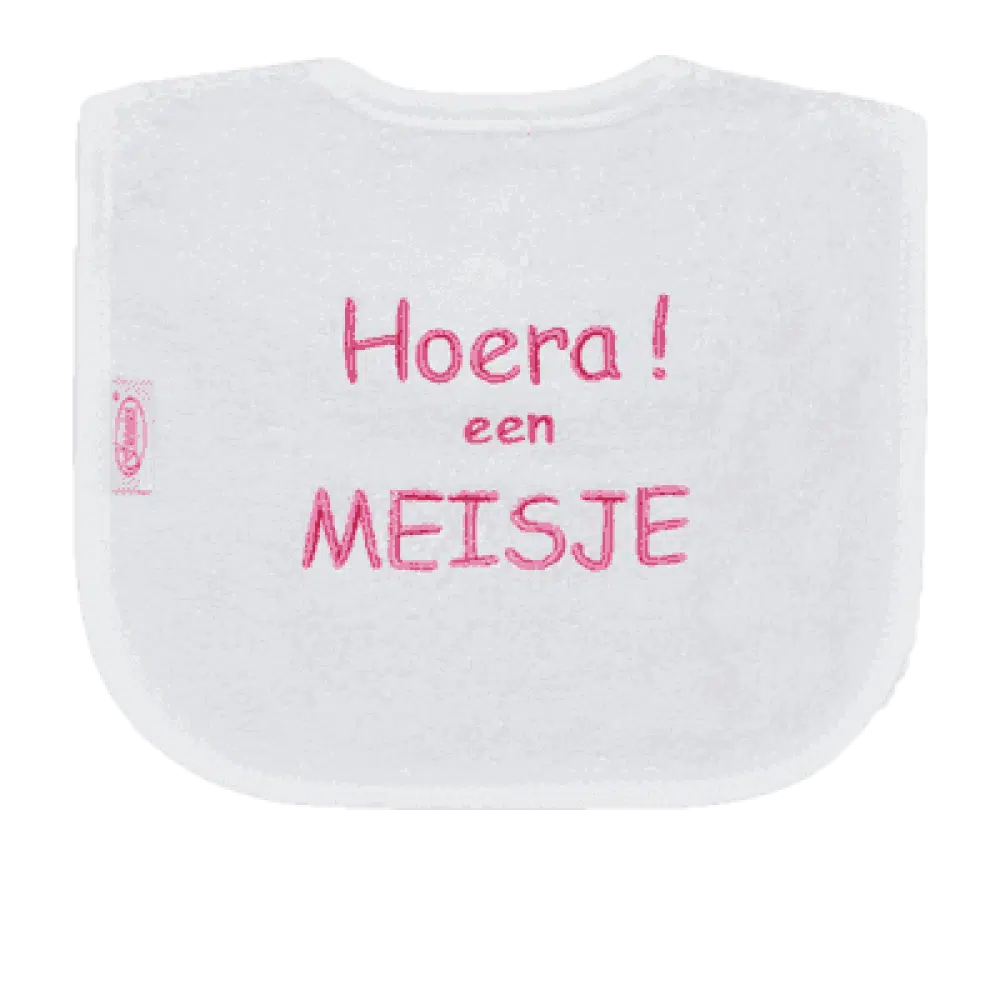 Slabbetje Hoera een Meisje