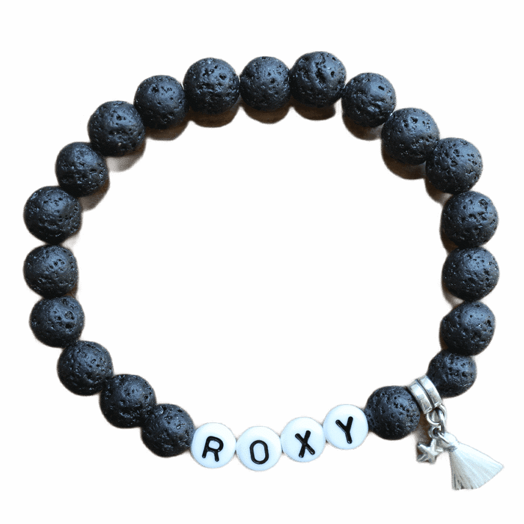 Lava met naam armband