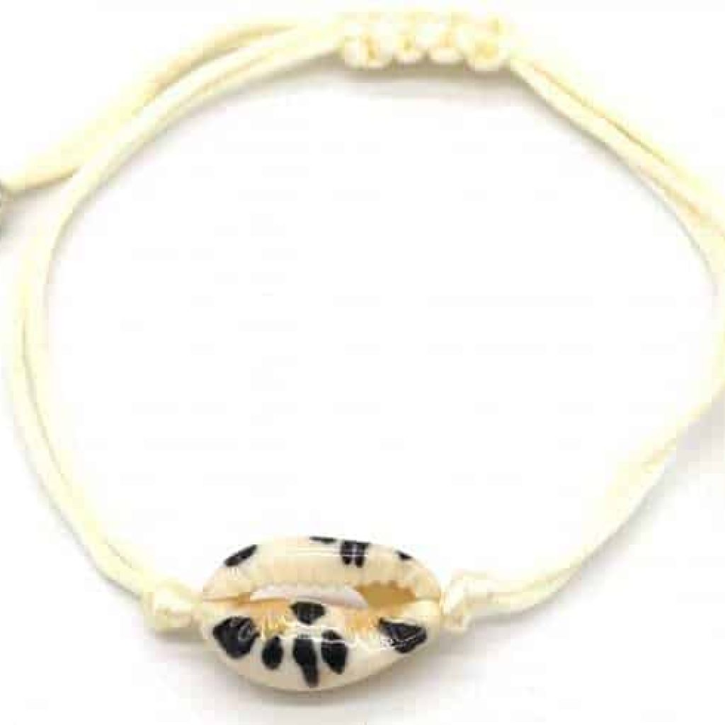 armband leeuwpaard schelp