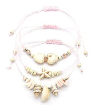 armband shelpen roze scaled