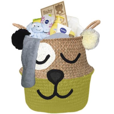 Ursidae geboortemand newborn cute geel 1