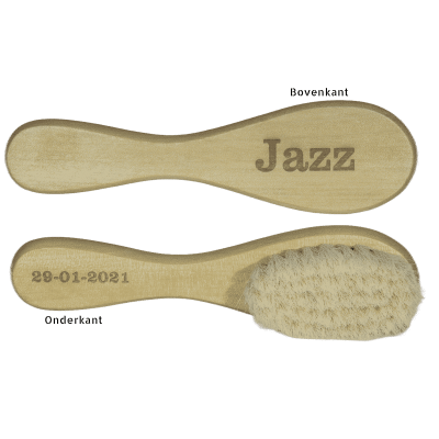 Baby borstel met naam