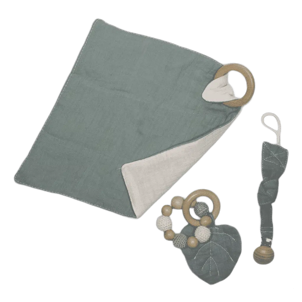 Combinatie troostpakket baby groen