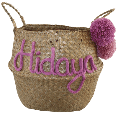 Handgemaakte Praktische Naammand van zeegras voorbeeld6