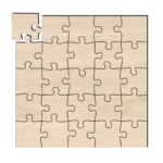 Houten puzzel met eigen tekst - Afbeelding 2