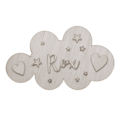 In de wolken met je naam