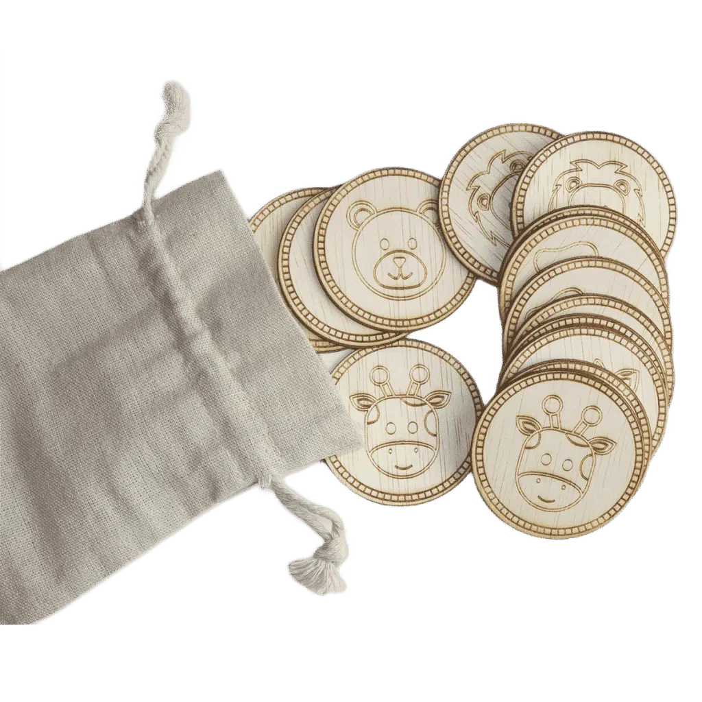 Memory met jute zakje