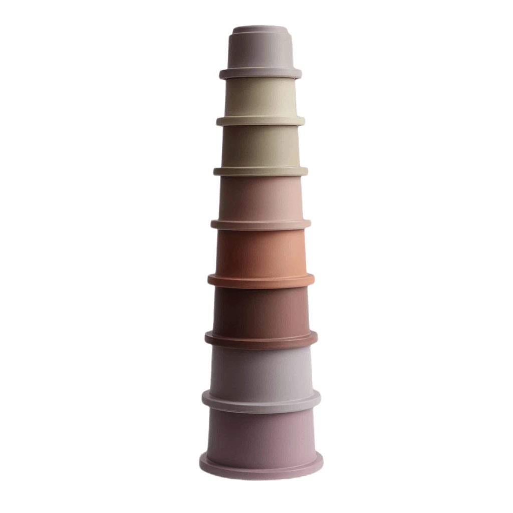 Mushie Stapeltoren Stacking Cups Pastel