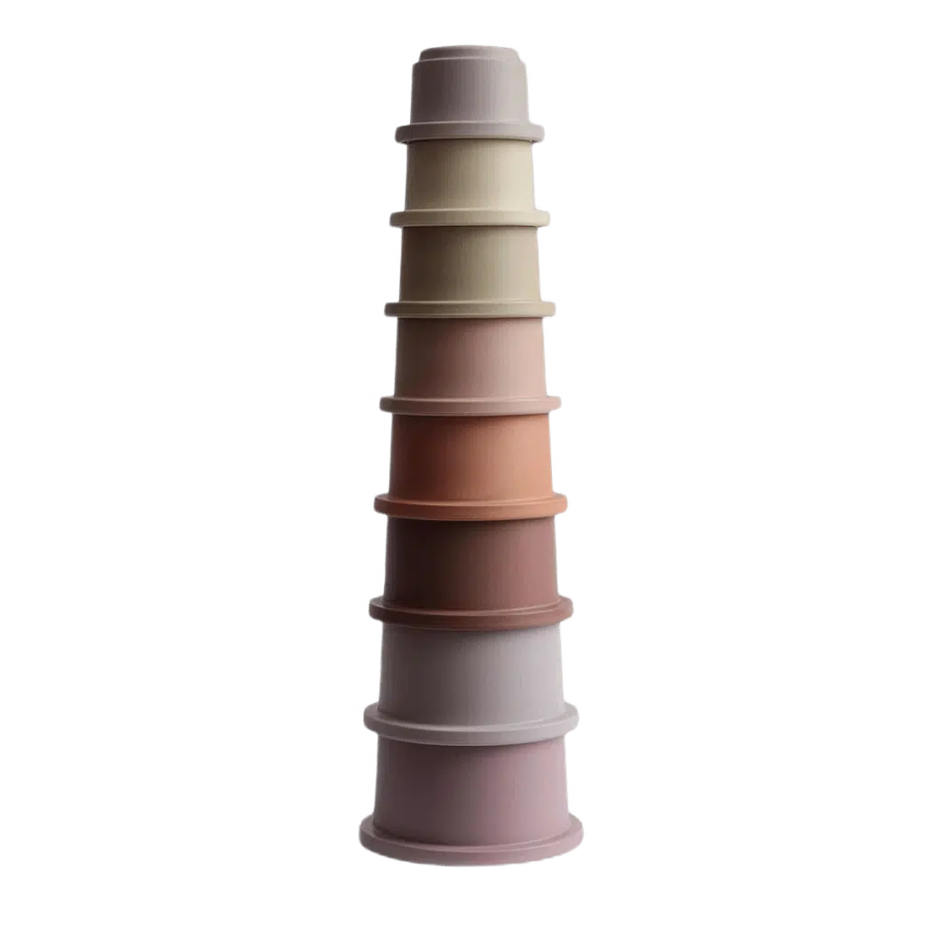 Mushie Stapeltoren Stacking Cups Pastel
