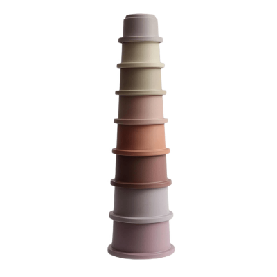 Mushie Stapeltoren Stacking Cups Pastel