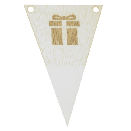 kadovlag met punt in kleur gegraveerd