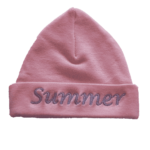 Funnies mutsje roze optie met naam