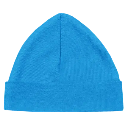 Funnies Babymutsje blauw 50-56 met naam