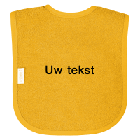 Funnies Slab oker geel optie met naam