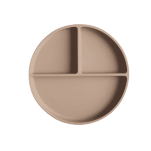 Mushie siliconen bord met zuignap Natural