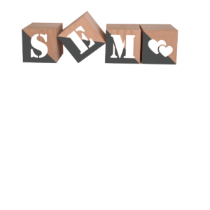 Natuurlijk schuin gekleurde naamblokken met naam antraciet