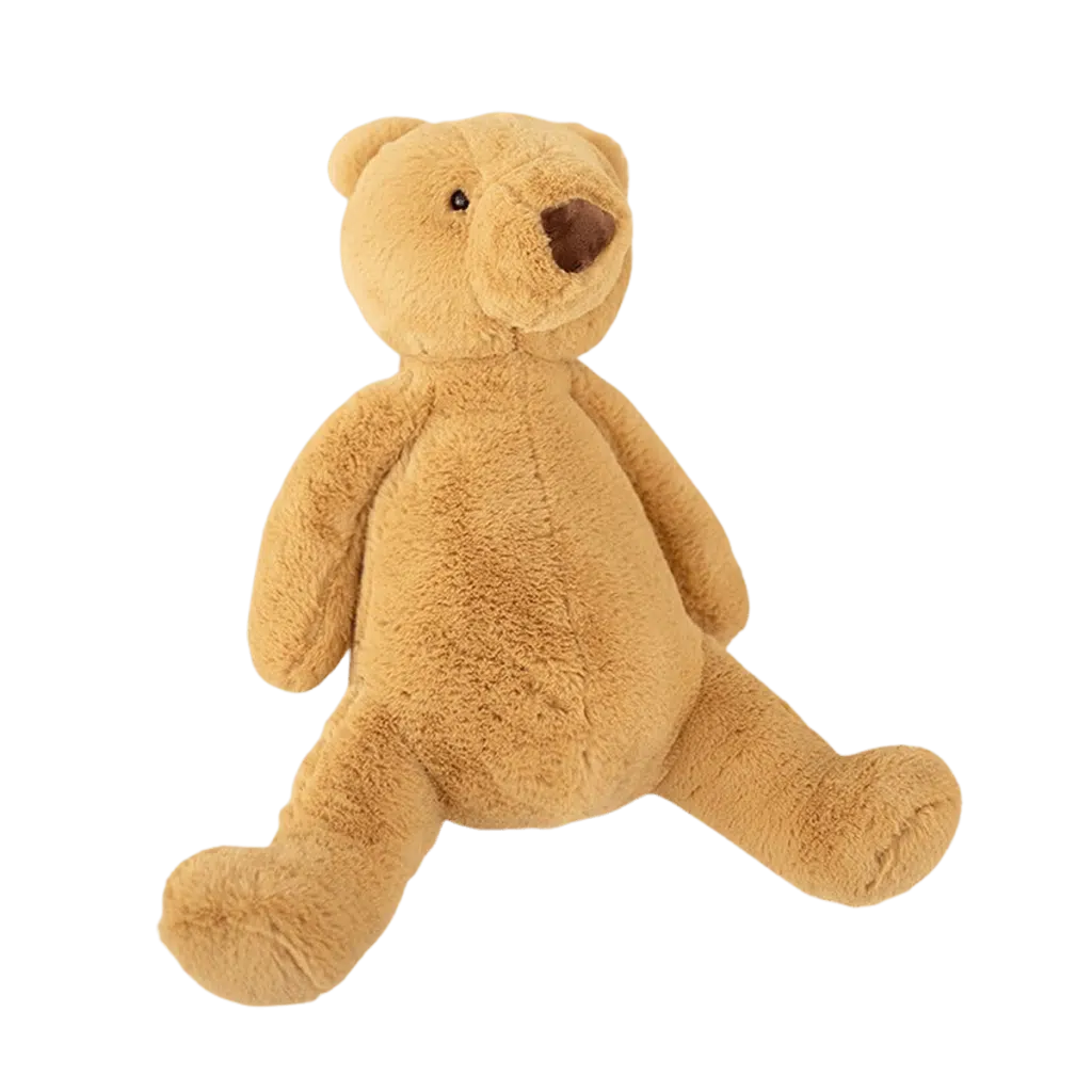 Echte knuffel beer bruin 25 cm