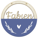 Houten ring met naam hart – Image 8