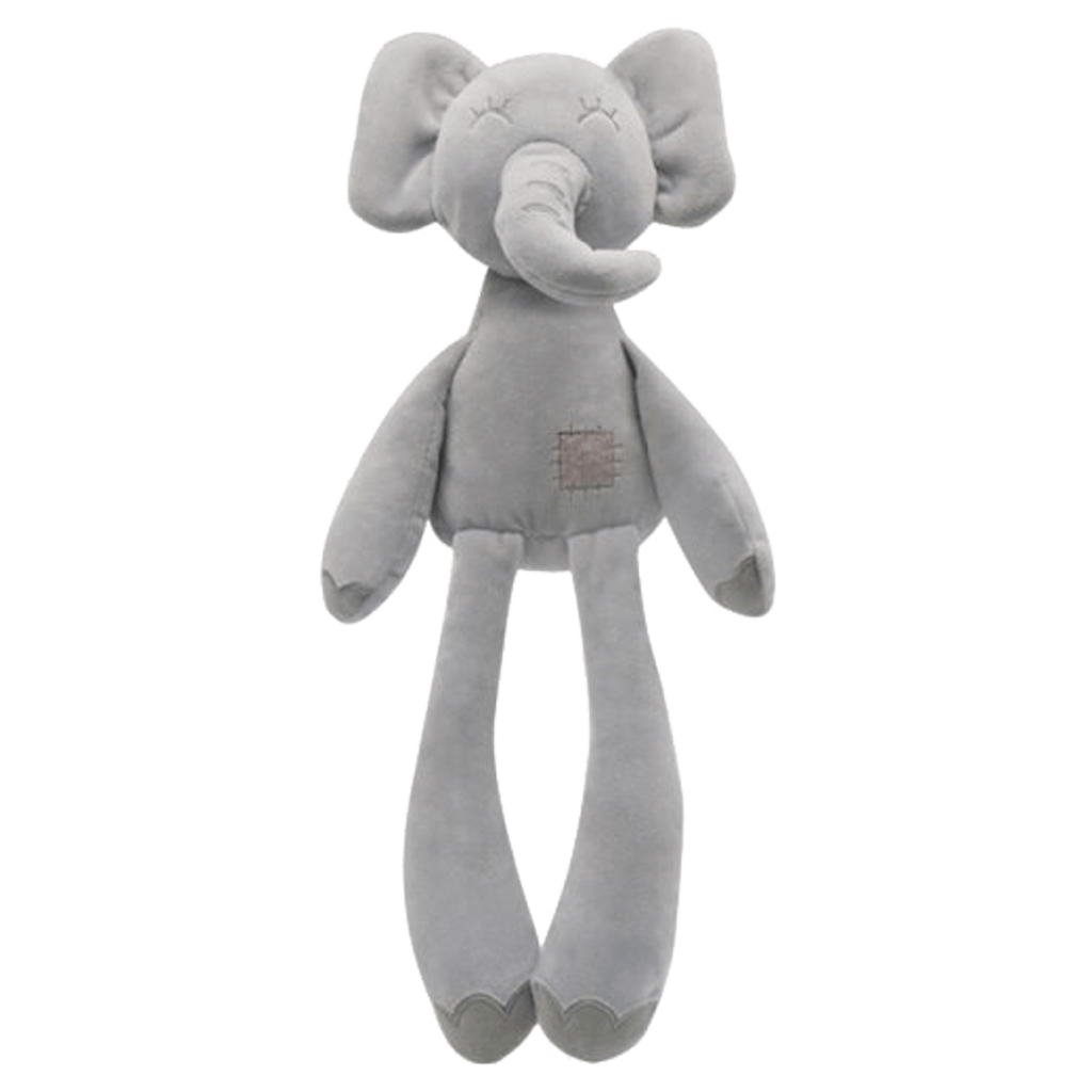 Knuffel baby olifant grijs 36 cm