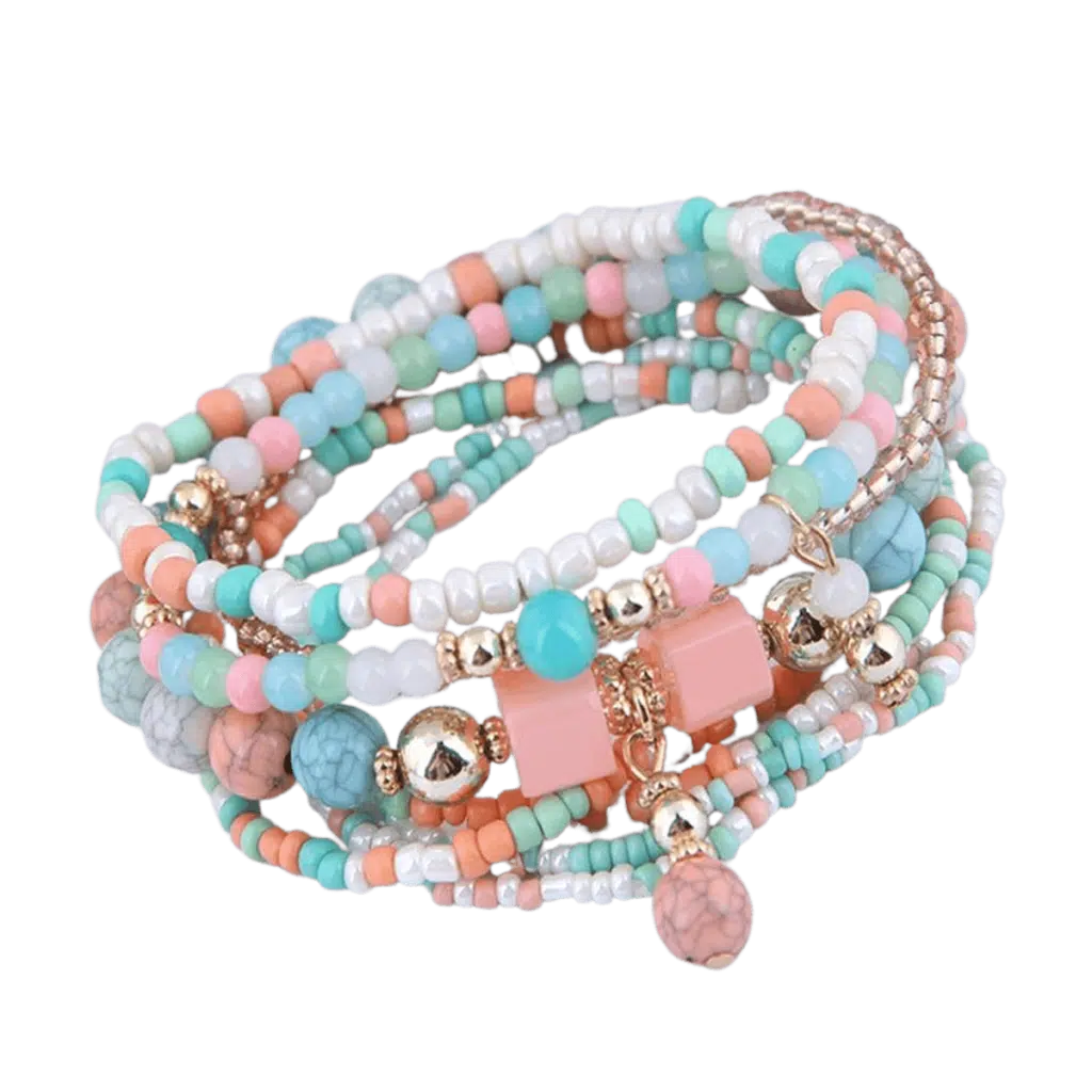 Bohemian armband rainbow