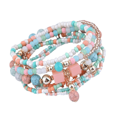 Bohemian armband rainbow