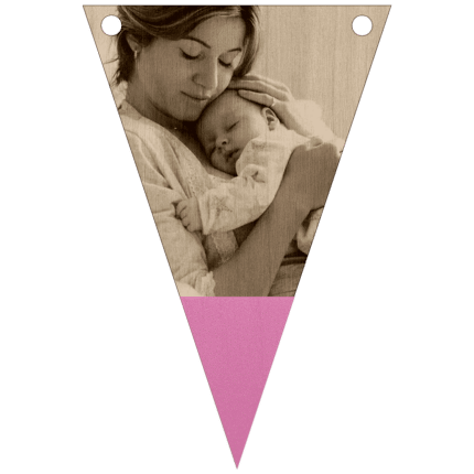 babyfoto geboorte slinger met punt