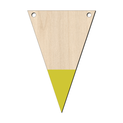 babyfoto naamslinger met punt graveren geel