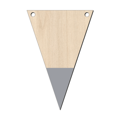 babyfoto naamslinger met punt graveren muis grijs