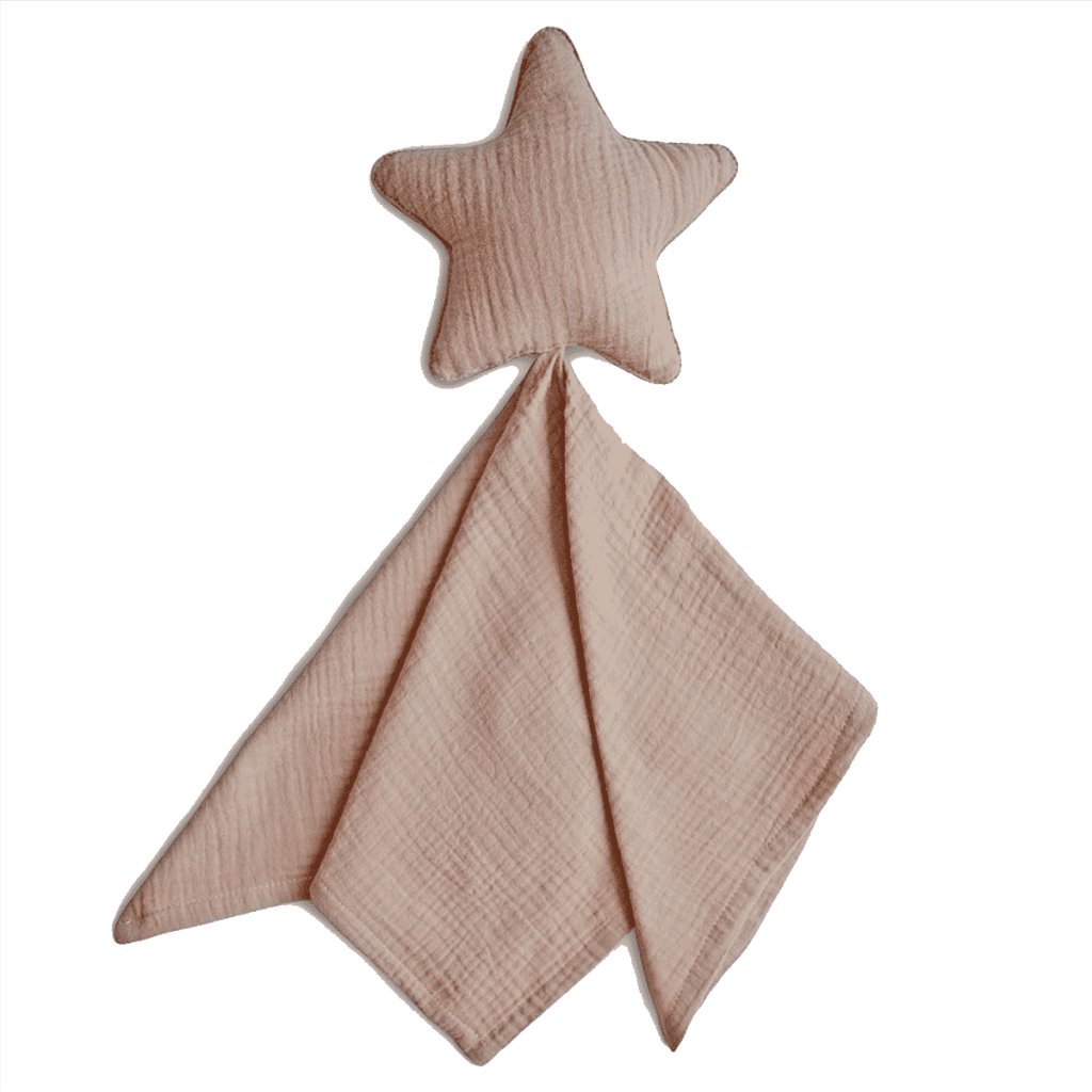 Mushie Lovey Blanket Star Naturel