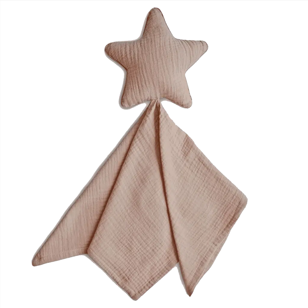 Mushie Lovey Blanket Star Naturel