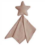 Mushie Lovey Blanket Star Naturel