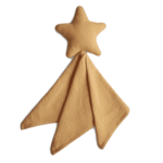 Mushie Lovey Blanket Star Fall Yellow