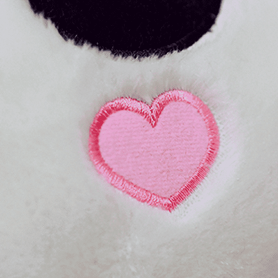 Panda knuffel met hartjes3