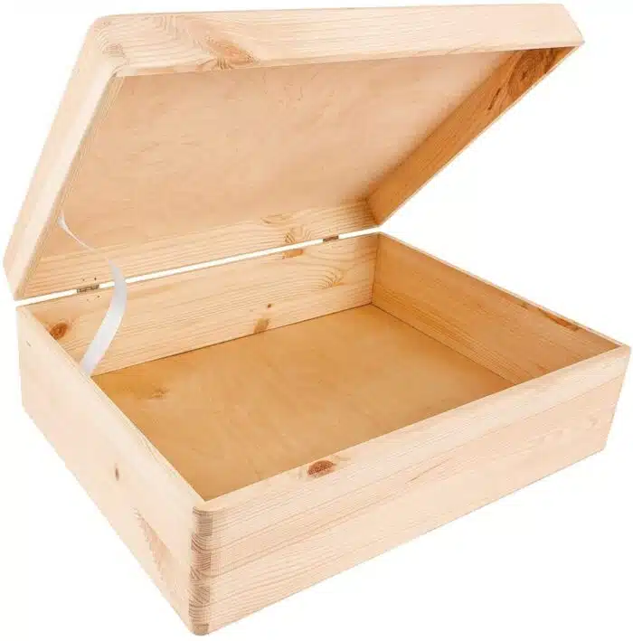 Houtenopbergkistje