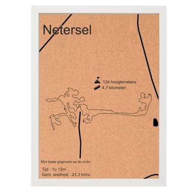 Fotolijst wit netersel