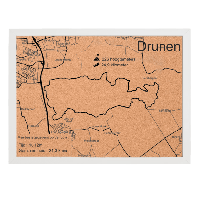 Liggend Fotolijst wit drunen