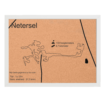 Liggend Fotolijst wit netersel