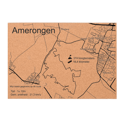 Liggend MTB Route amerongen
