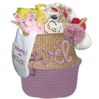 Gevulde kraam mand meisje Blush roze