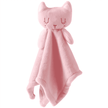 Tuttendoek met naam zacht poesje roze